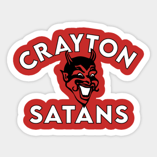 Crayton Satans Sticker